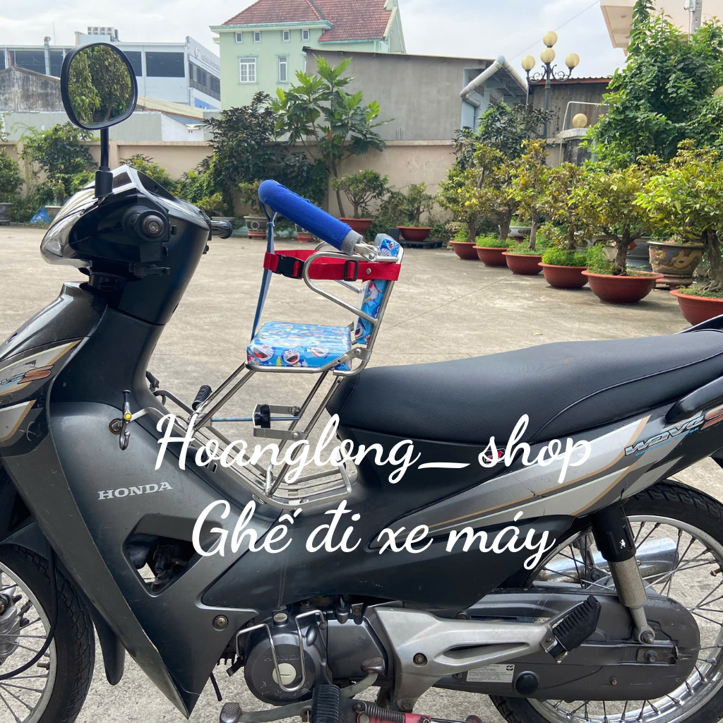 Ghế đi xe máy cho bé, an toàn chắc chắn
