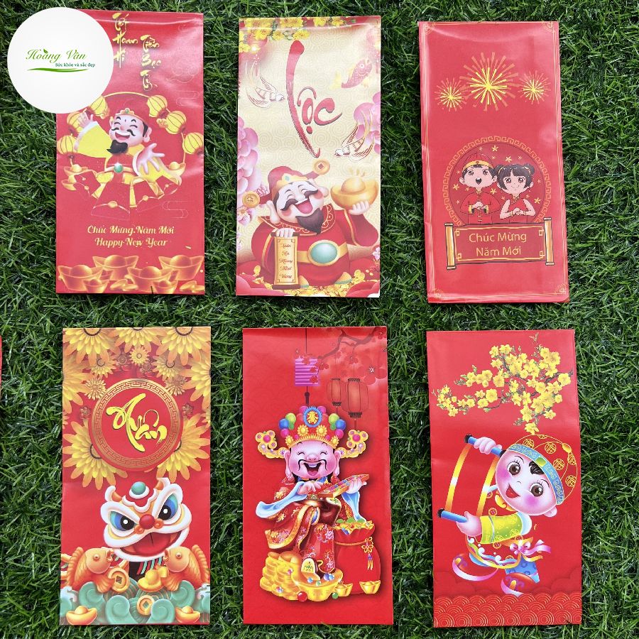 Combo 50 cái bao lì xì tết 2023