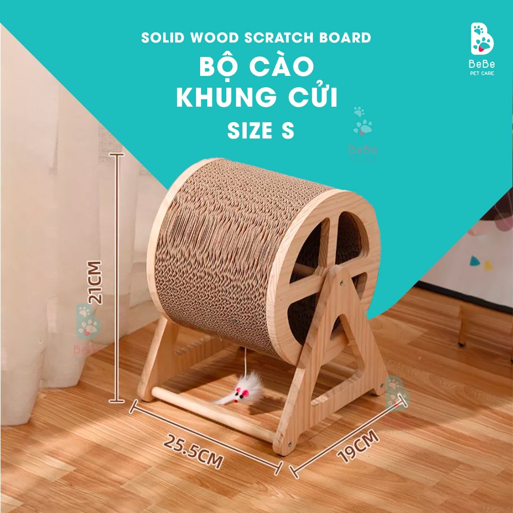 [Siêu Xinh] Bộ Cào Móng Khung Cửi Cho Mèo - Đồ Chơi Cào Móng