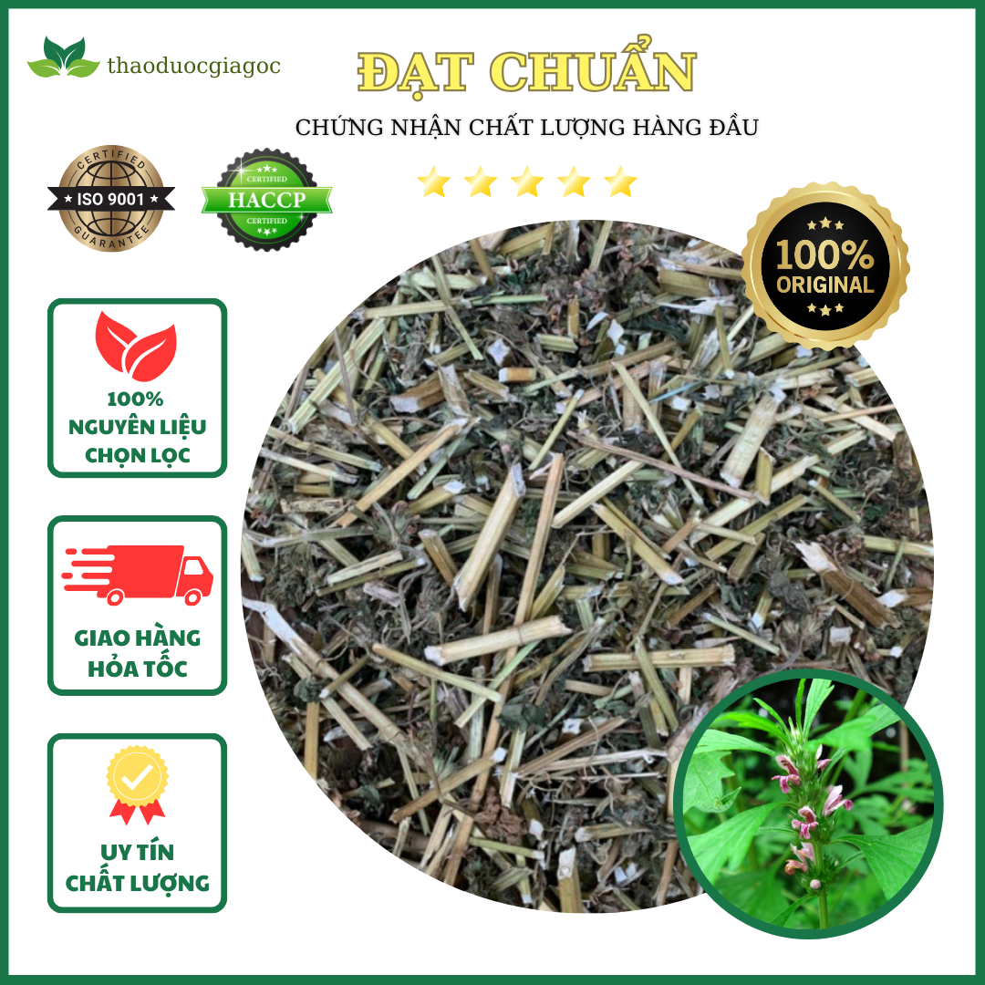 1kg cây ích mẫu khô hàng loại 1.