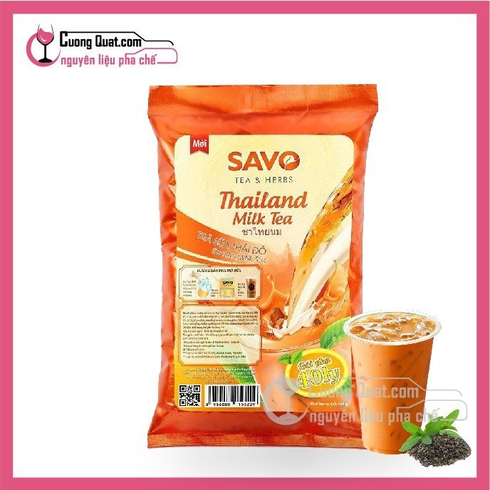 Trà savo trà sữa thái đỏ -thái xanh túi 600g