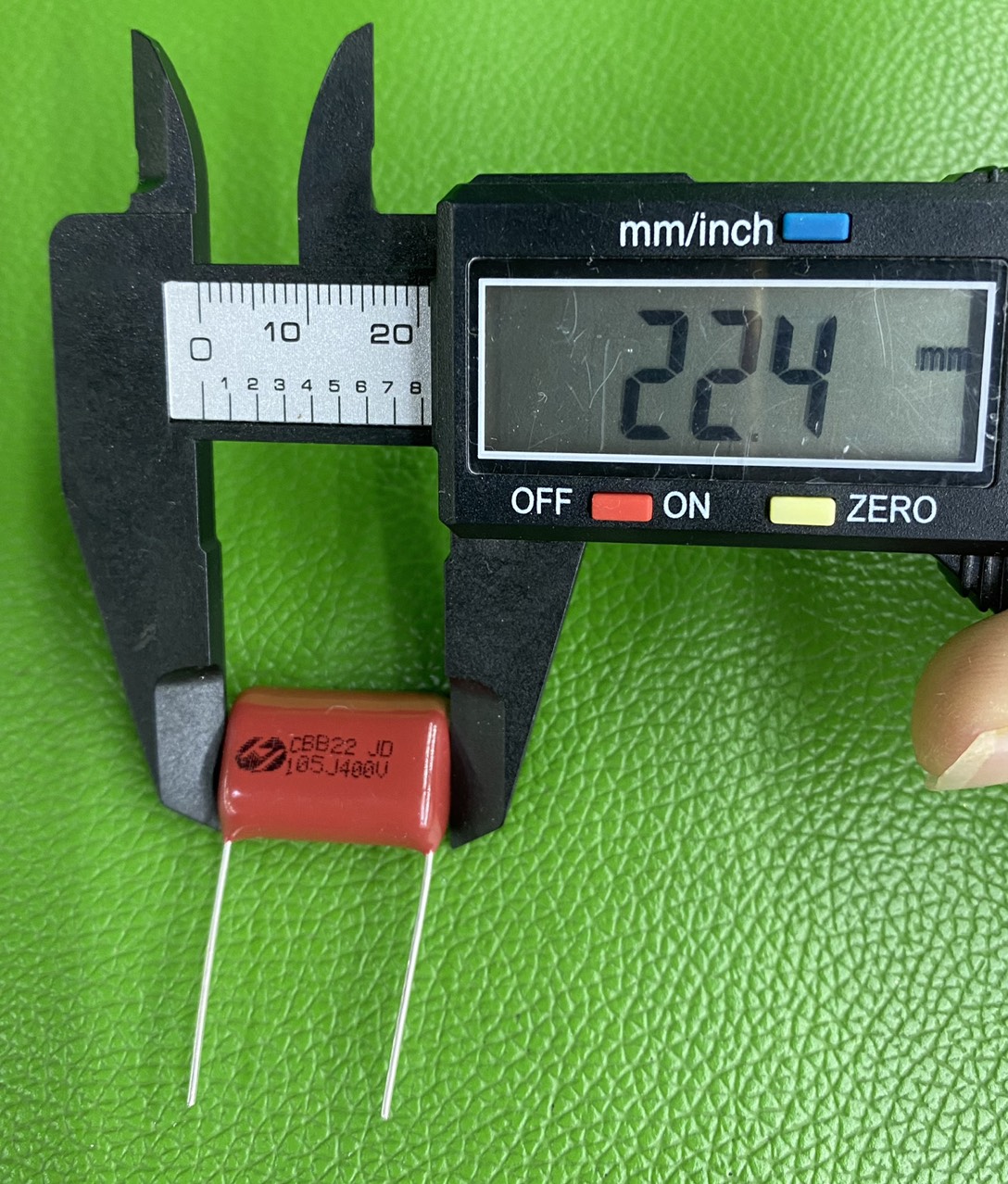 Combo 10 Tụ kẹo Nâu Đỏ CBB22 105J 400V