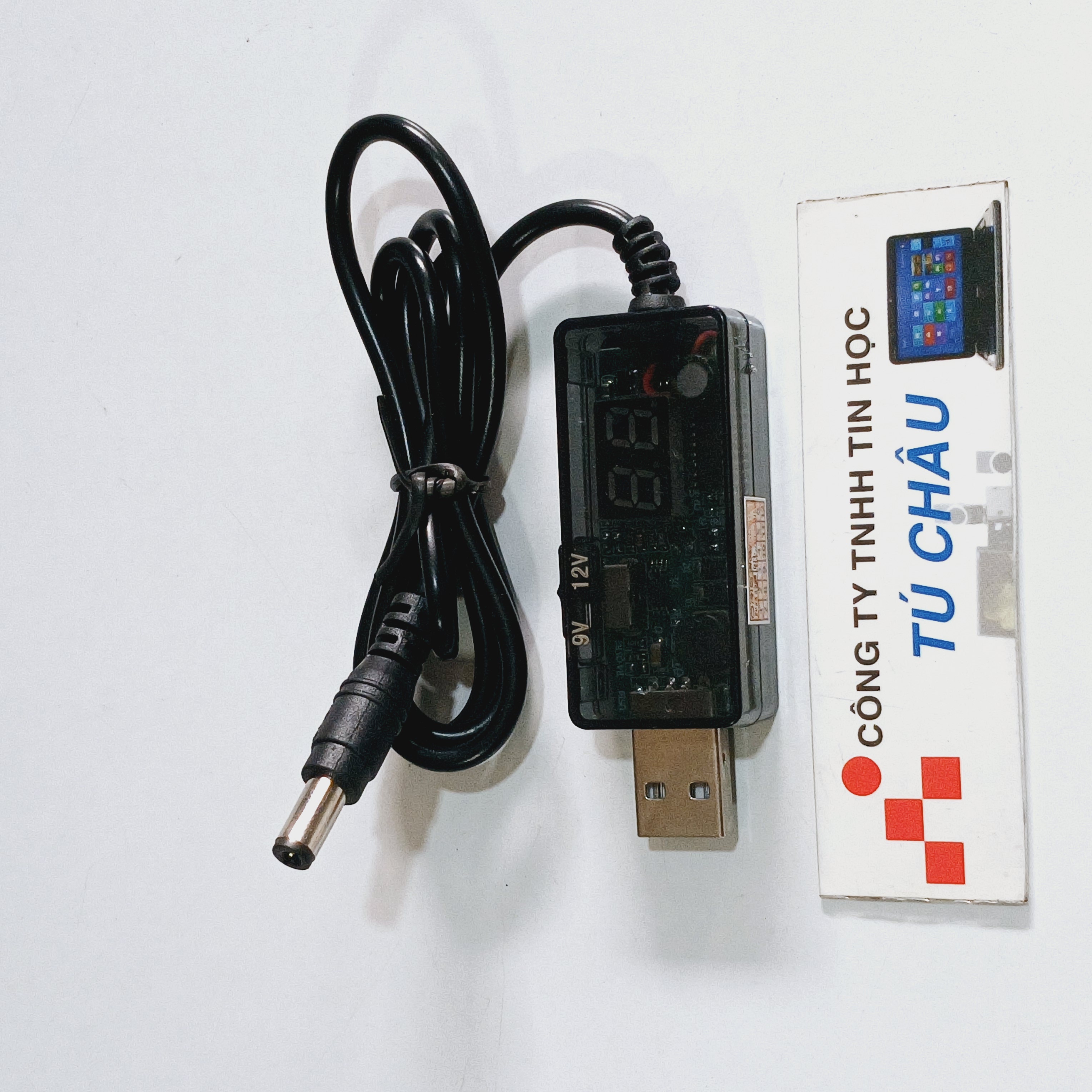 Cáp nguồn USB: USB ra 9V / USB ra 12V (Công tắc chuyển 9V hoặc 12V - Có đèn led)