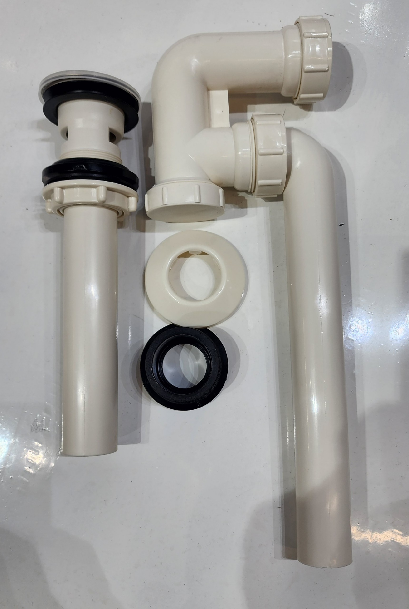 Bộ xi phông chậu rửa tay xả nhấn nhựa chính hãng Caesar BF605
