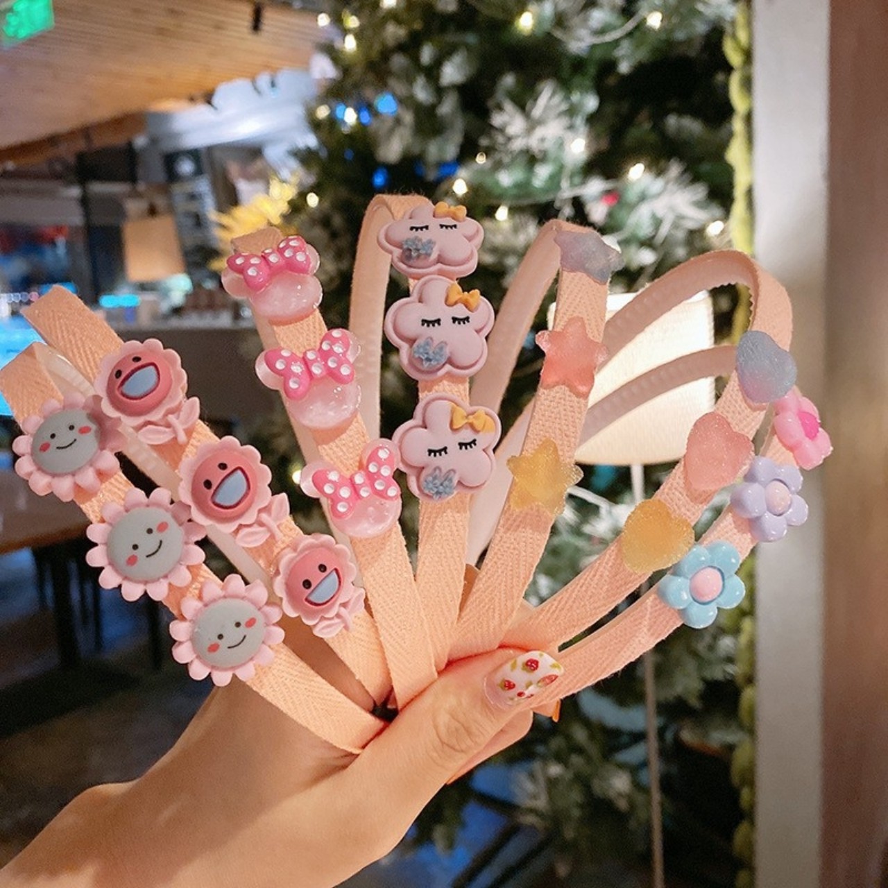 Bờm cài tóc đáng yêu cho bé