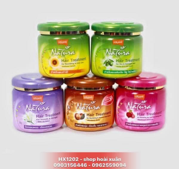 [HCM]Kem ủ lạnh dưỡng tóc Lolane Natura hair treatment 500 gr Thái Lan - hấp tóc - HX1202 - chăm sóc tóc chuyên sâu