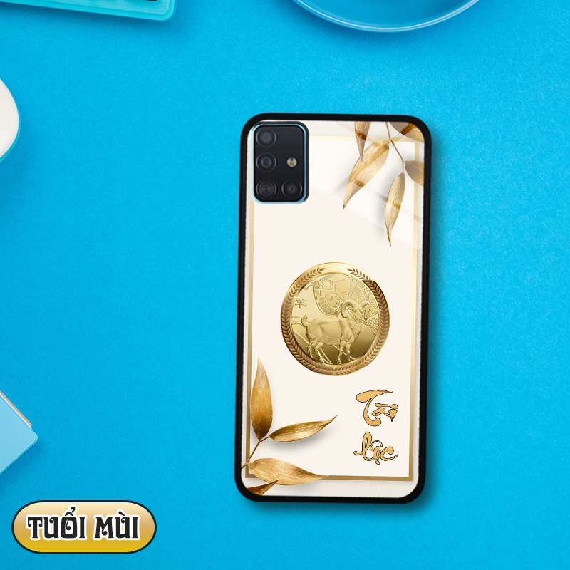 Ốp lưng kính 12 con giáp cho Samsung Galaxy A51
