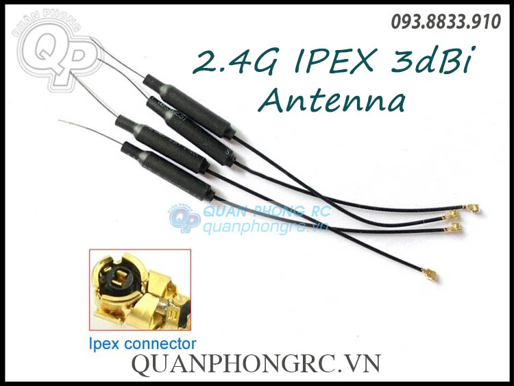 Râu anten cho RX ipex xm+ / devo / futaba / JR / Taranis (1 sợi)