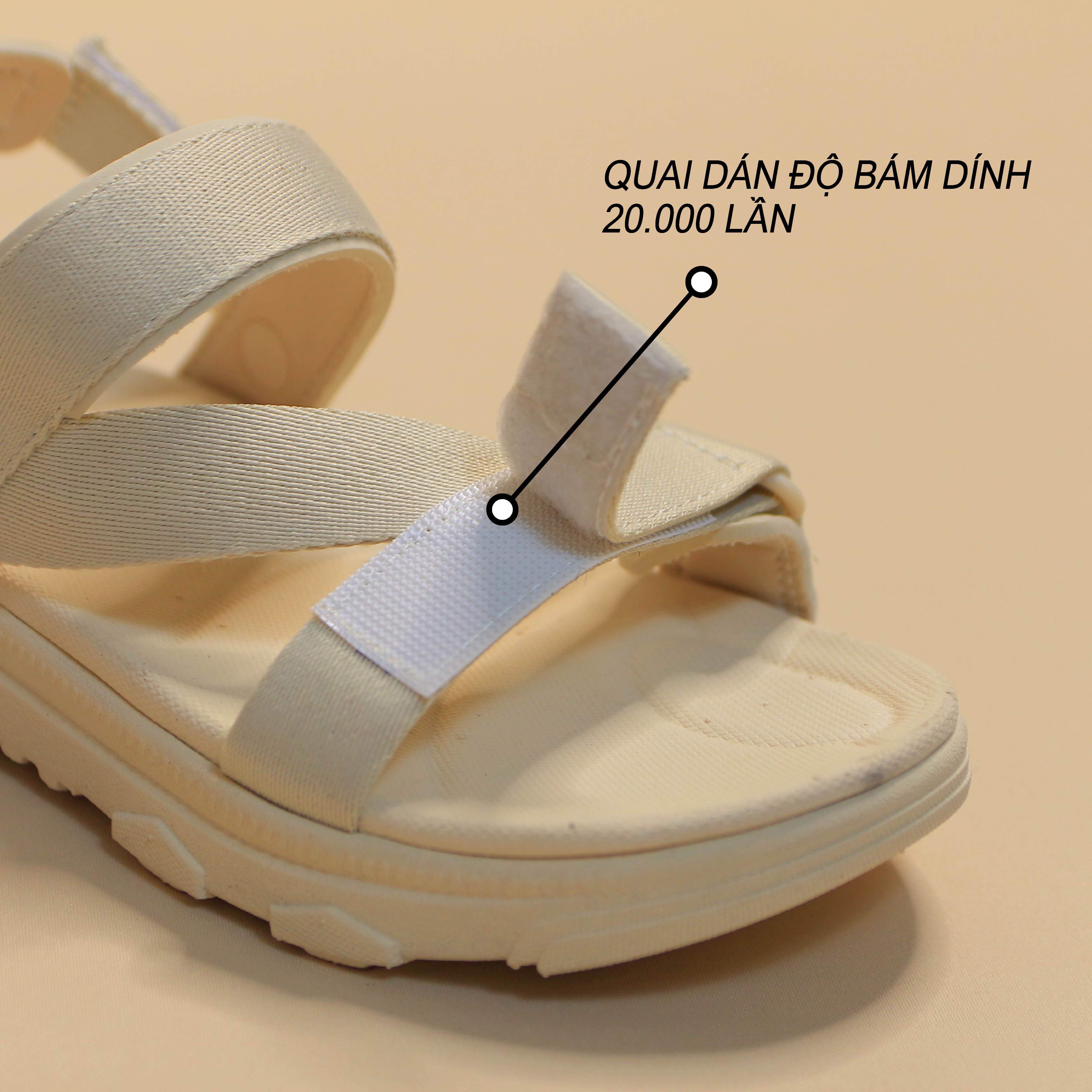 Giày Sandal SYNDER SD2 Màu Be Full [ kèm hộp + vớ ]