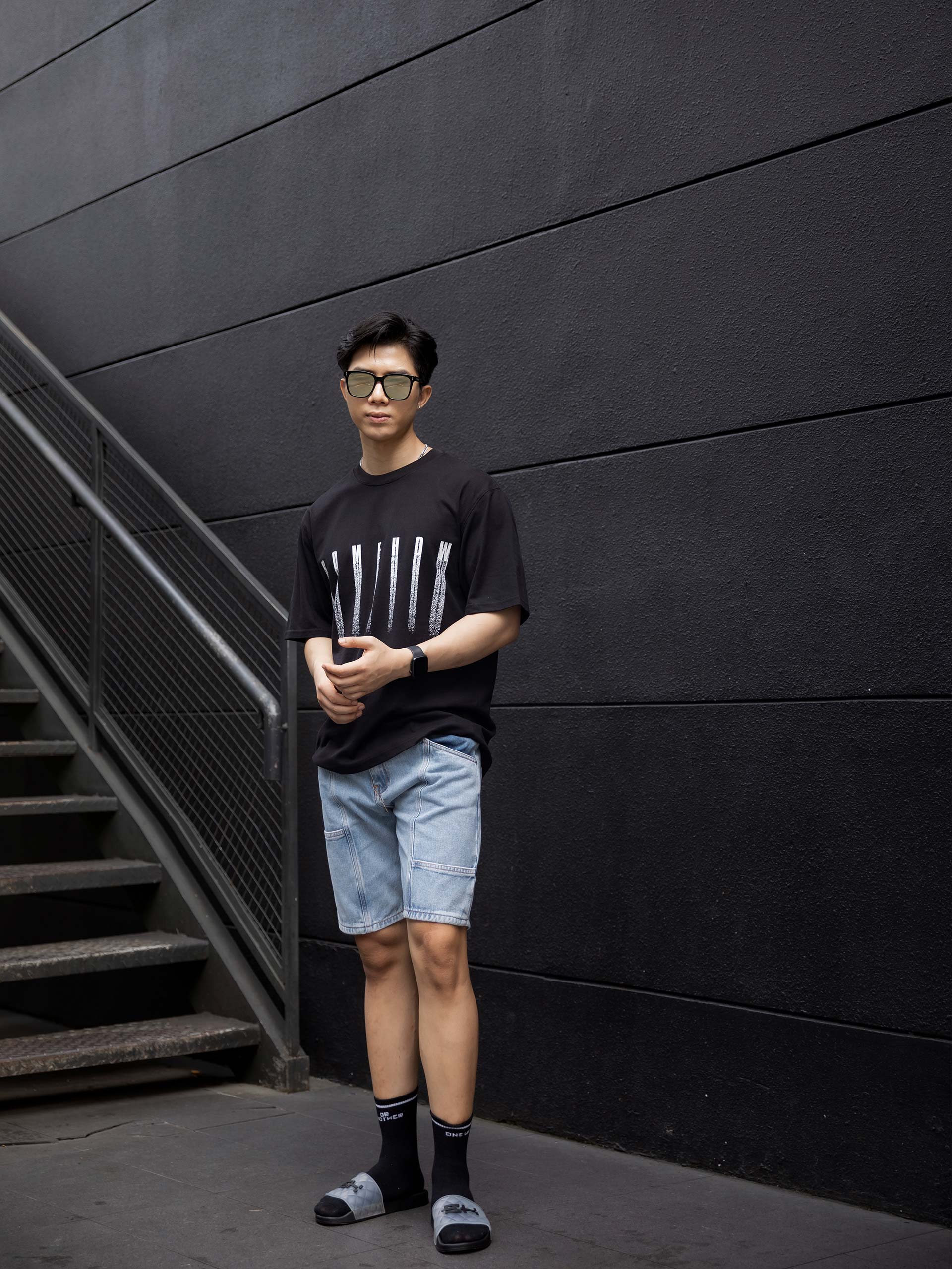 Quần Short Nam SlimStraight Jean , QD003495_SOMEHOW
