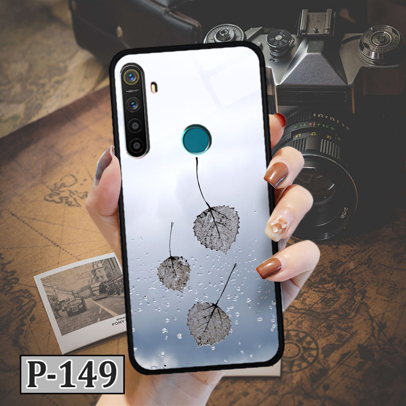 Ốp điện thoại realme 5i - lưng kính in hình 3d