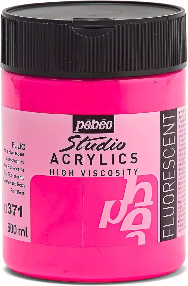 Màu ACRYLIC PEBEO 500ML (MÀU NHŨ, PHÁT SÁNG)