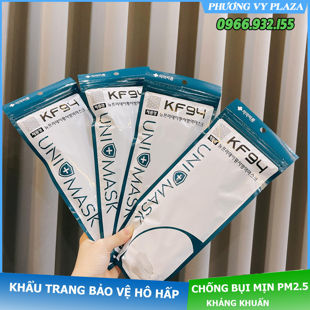 5 chiếc khẩu trang KF94 UNIMASK 4 lớp kháng khuẩn