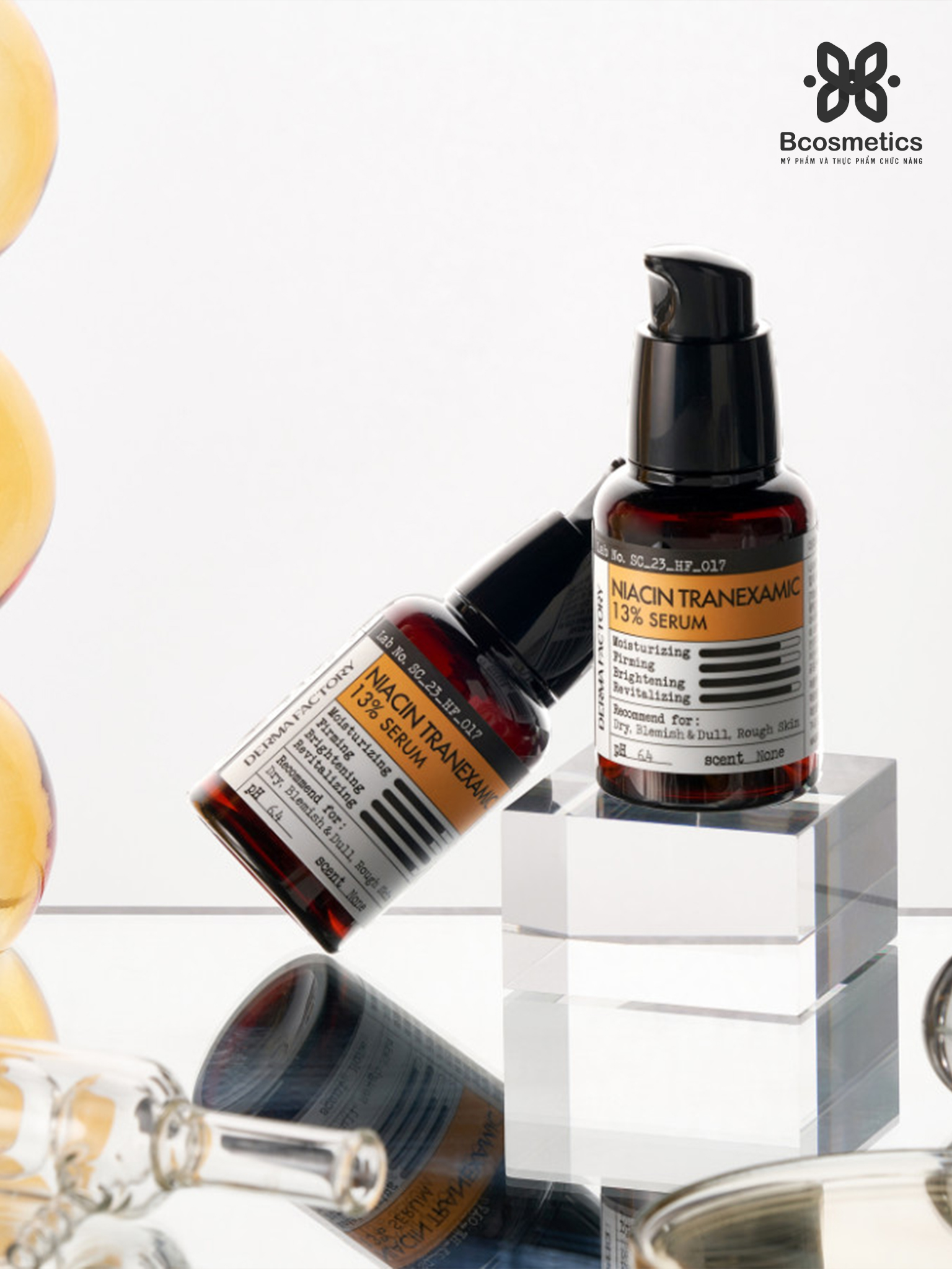 Serum Derma Factory Tranexamic Acid 13% dưỡng trắng mờ thâm nám 30ml