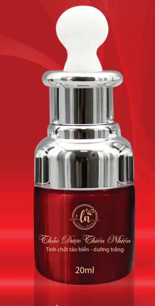 Serum tinh chất tảo biển dưỡng trắng phục hồi da căng bóng tự nhiên 20ml thảo dươc thiên nhiên 100%, cốm nở ngực an khánh tâm