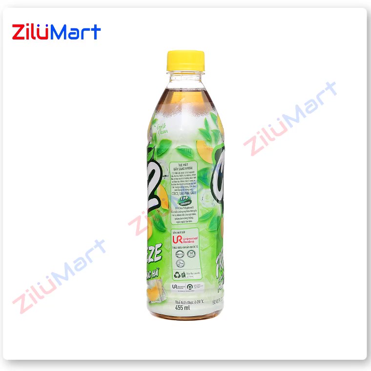 Trà đen dưa lưới bạc hà C2 Freeze (thùng 24 chai) loại 455ml