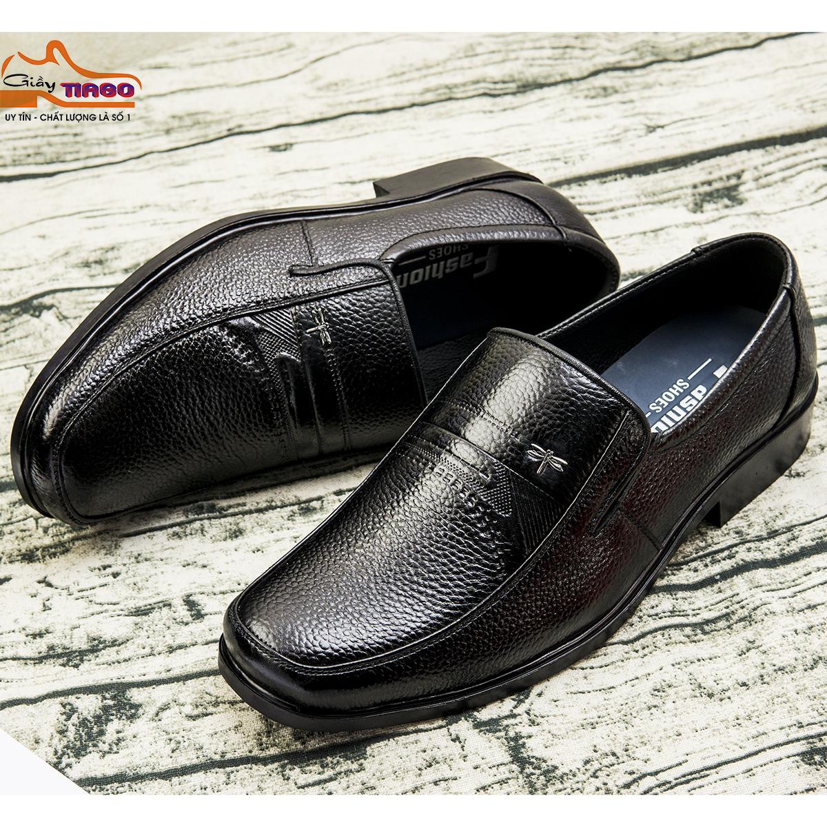 giày mọi nam da bò đế khâu