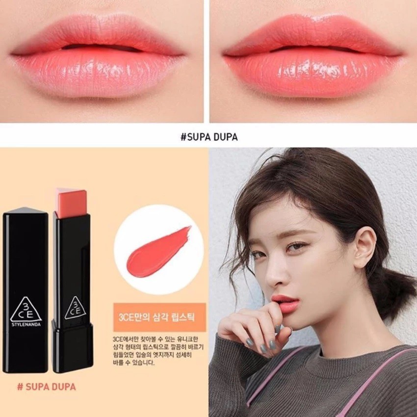 [Hàng chính Hãng- Shop sale lỗ lấy hàng mới] Son Dưỡng 3CE Có Màu GLOW JAM STICK SUPA DUPA