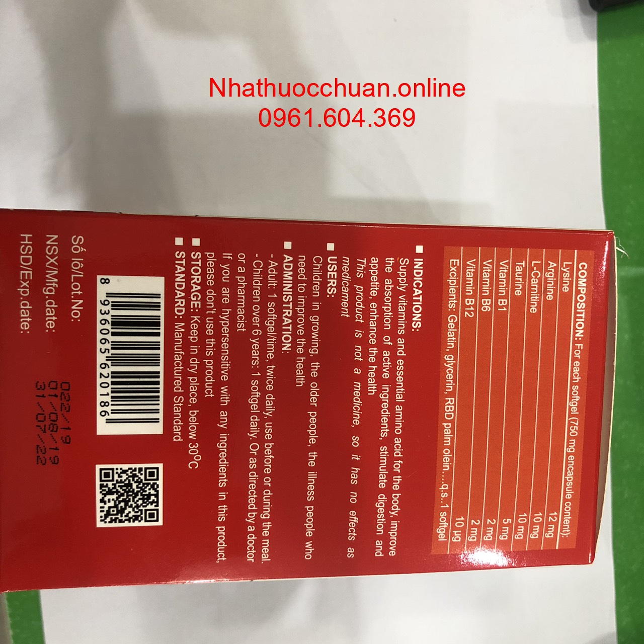 VITAMIN 3B PLUS ( 100v)