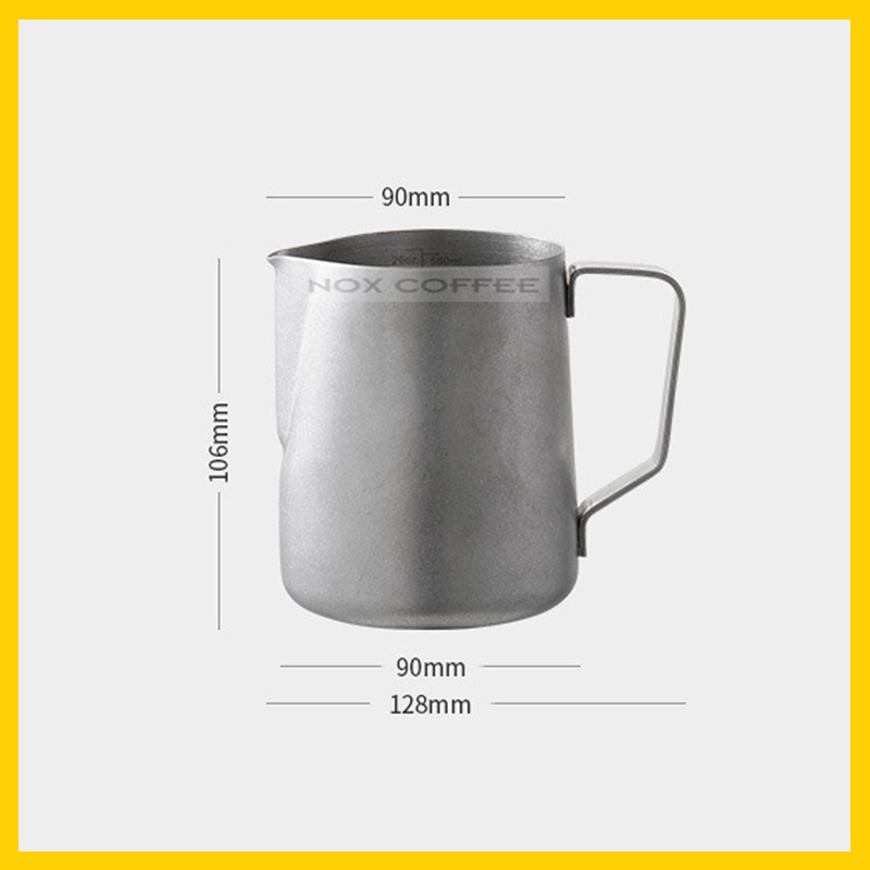 Ca đánh sữa phong cách Retro | Dung tích 360ml và 600ml