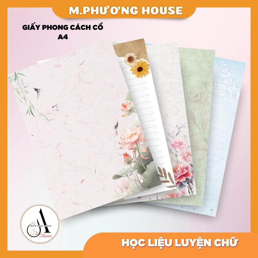 Sổ viết thư pháp - giấy dày 2 mặt 100 trang