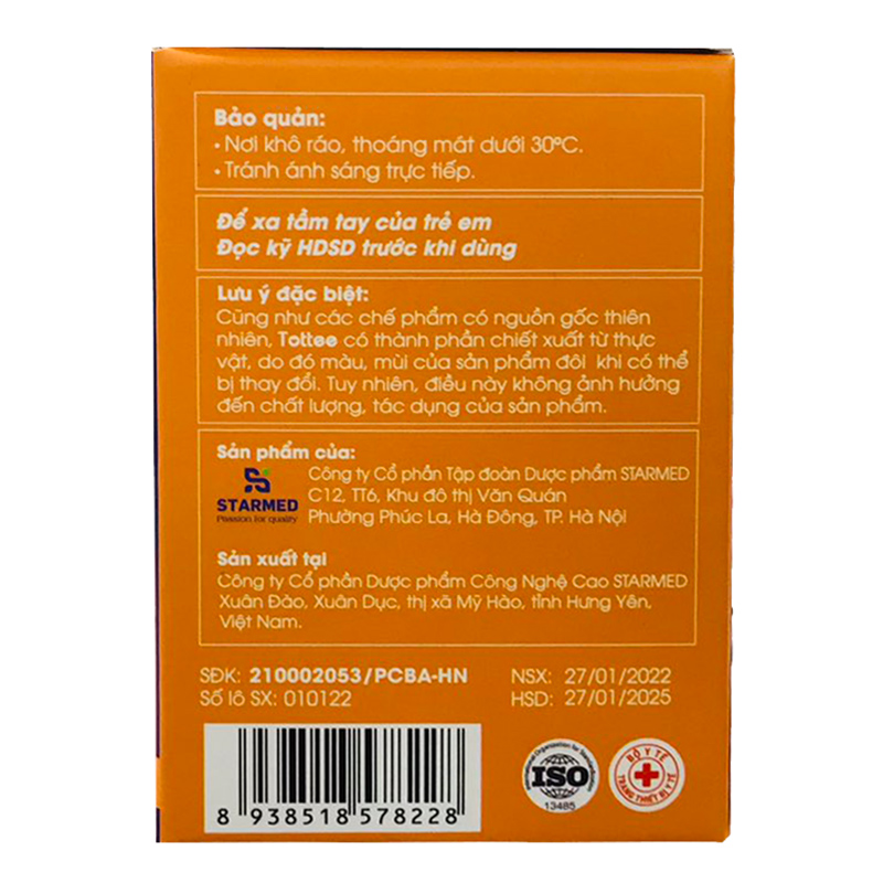 Gạc rơ lưỡi Tottee 30pcs