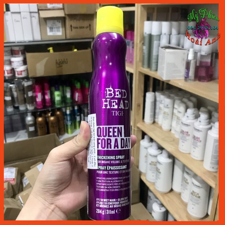 [Chính hãng] Xịt tạo phồng và làm dày tóc Tigi Bed Head SuperStar Queen For A Day Thickening Spray 311ml USA