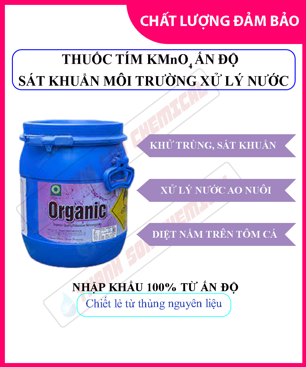 500 gr KMnO4 Indian imported fish bath purple
