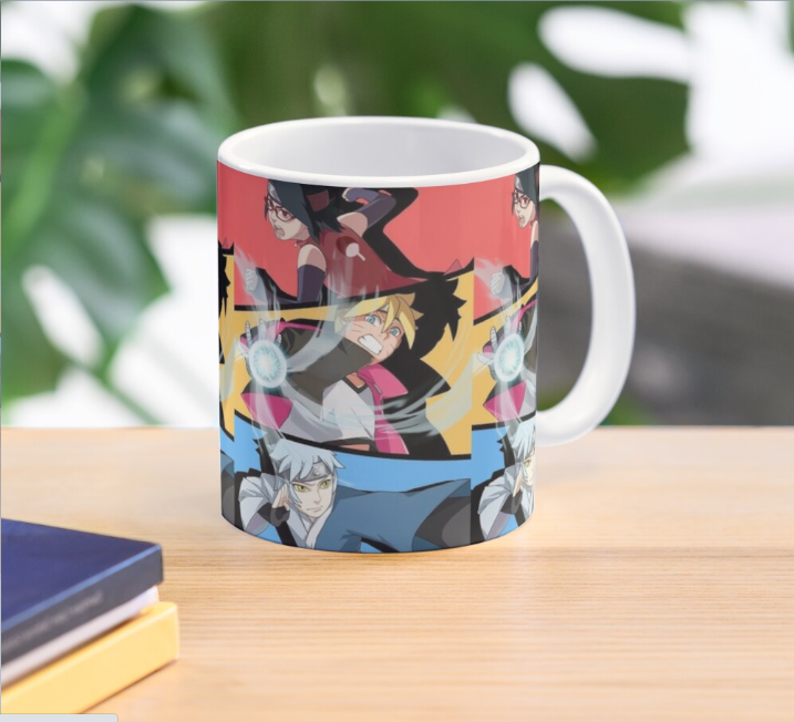 Cốc sứ Naruto and Boruto