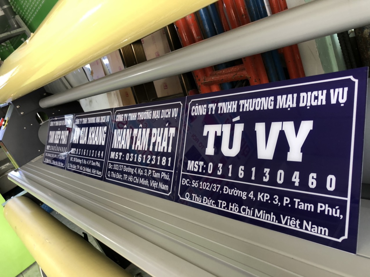 [HCM]Bảng mica công ty - bảng số nhà