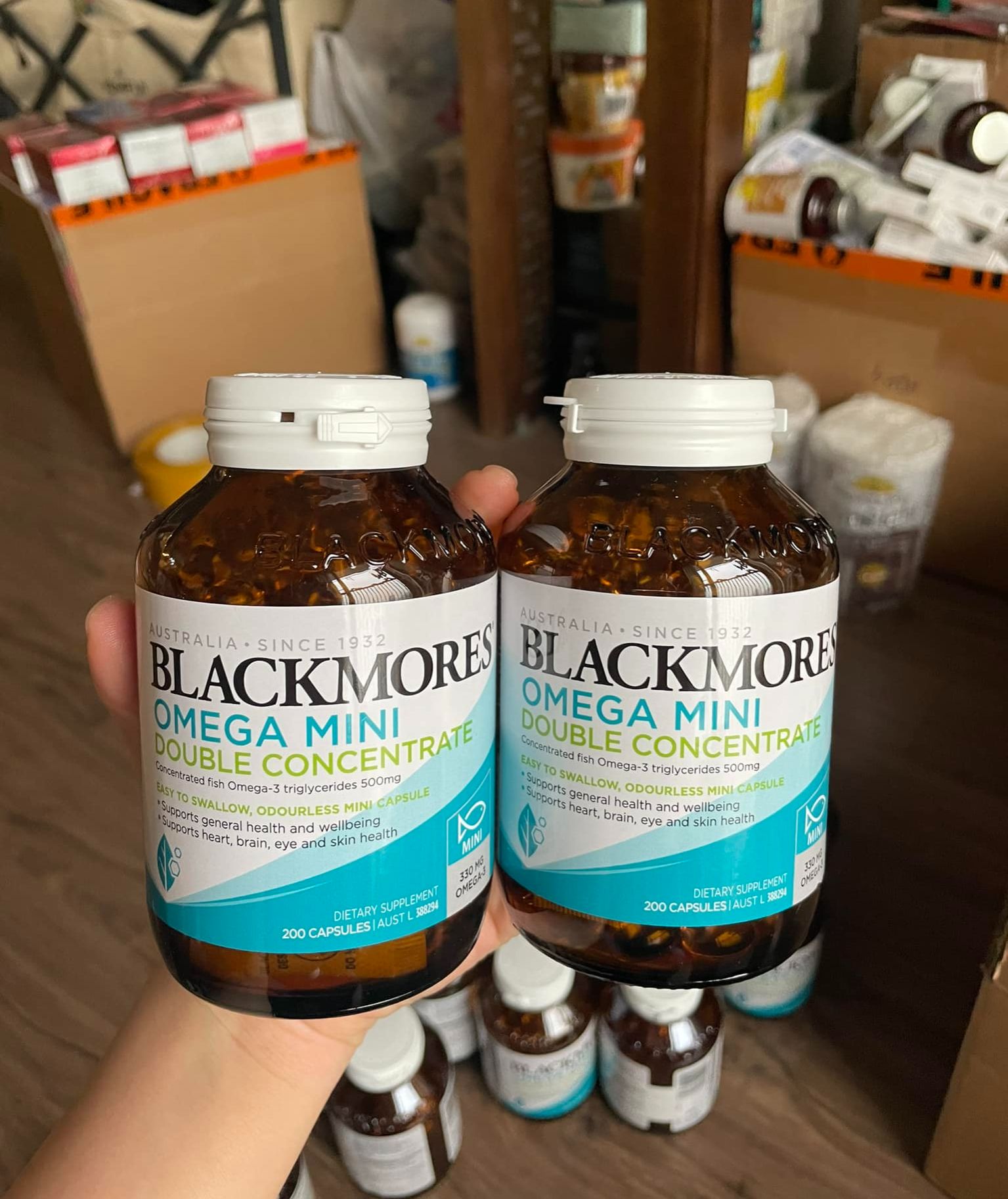 Blackmores Omega Mini Double Concentrate dầu cá