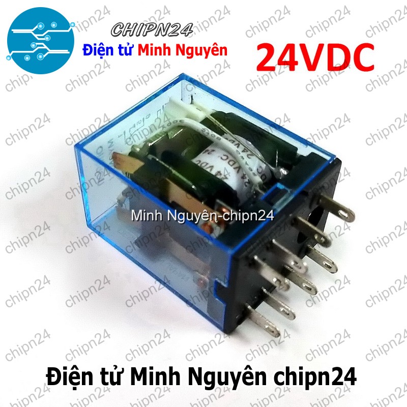 [1 con] (F200.2) Relay Kiếng 8 Chân 5A 24VDC - HH003673