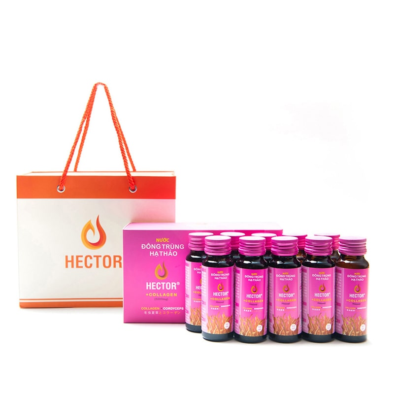Hector Collagen đông trùng hạ thảo (Hộp 10 lọ x 50ml)