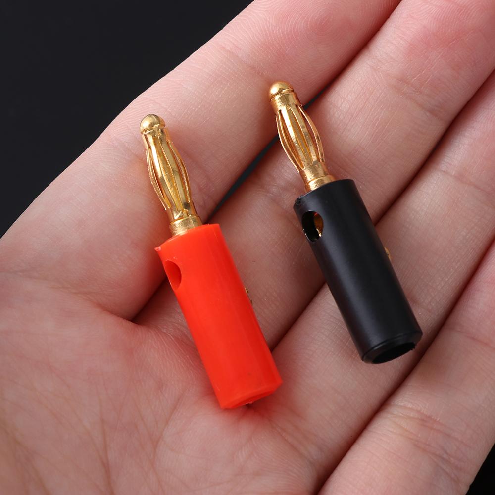 Jack bắp chuối 4mm chuôi cắm đực cái tự chọn