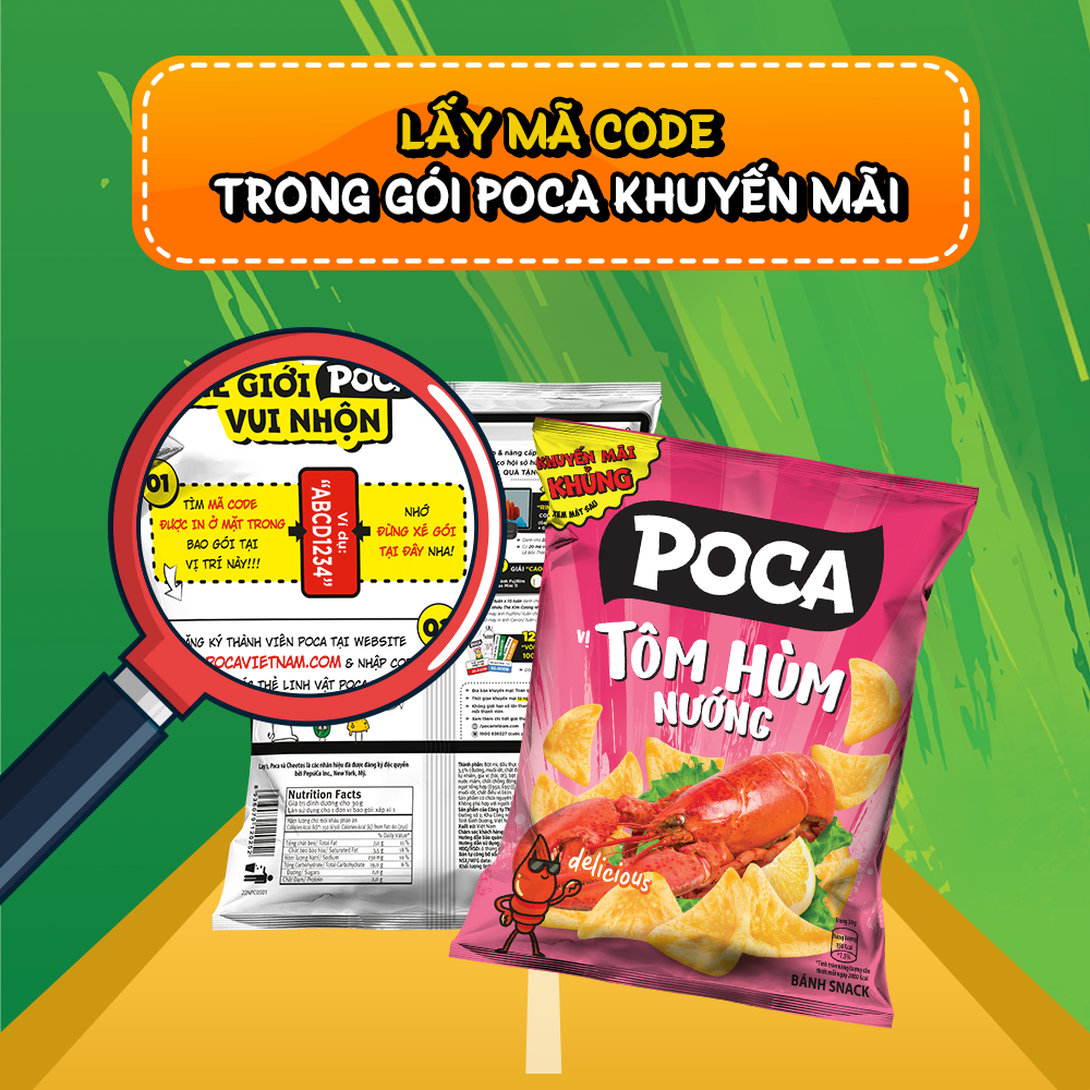 Bánh Snack Poca 32g