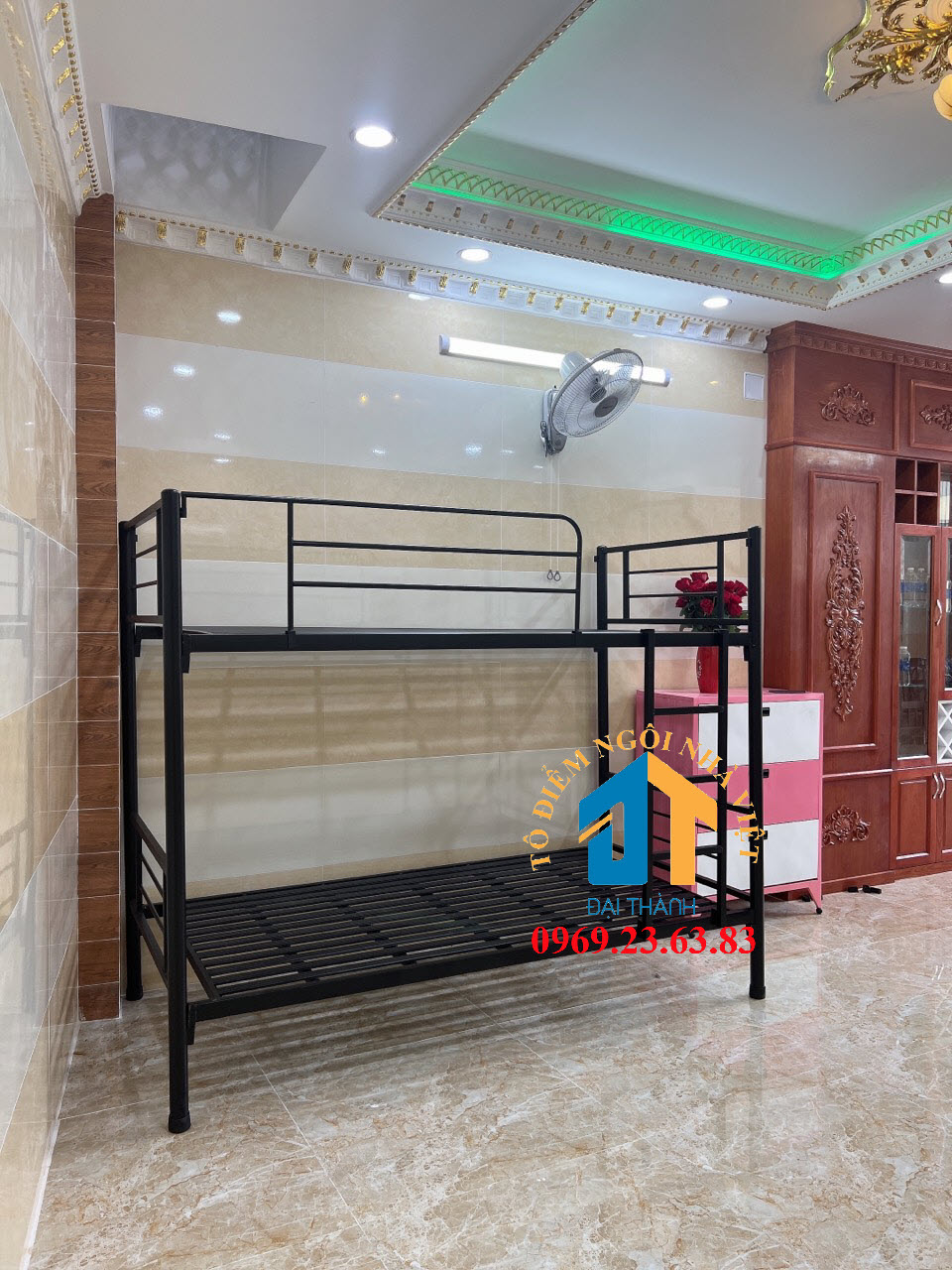 Giường  sắt hai tầng ĐẠI THÀNH 01