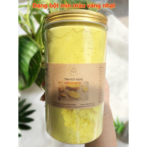 Tinh bột nghệ sẻ nguyên chất Cỏ Lành 1000G