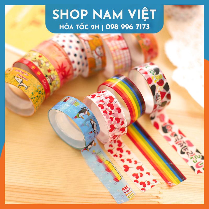 Cuộn Băng Keo Hoạt Hình Làm DIY