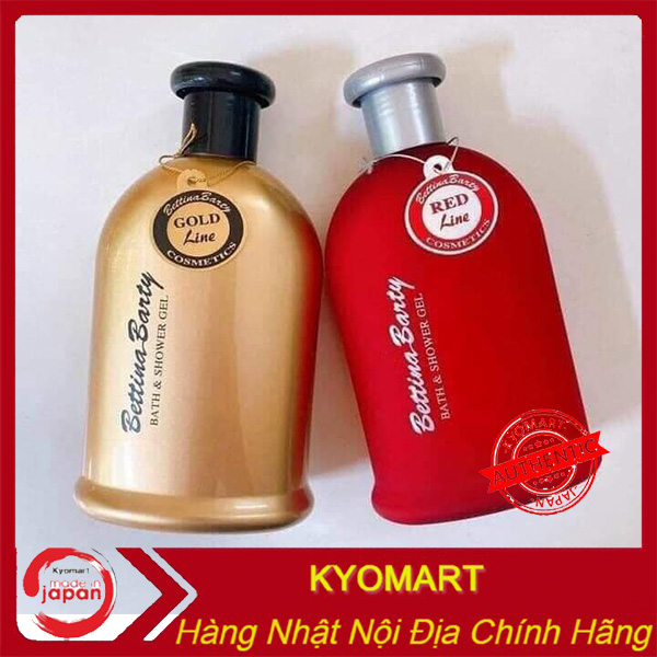 Sữa tắm hương nước hoa bettina barty 500ml