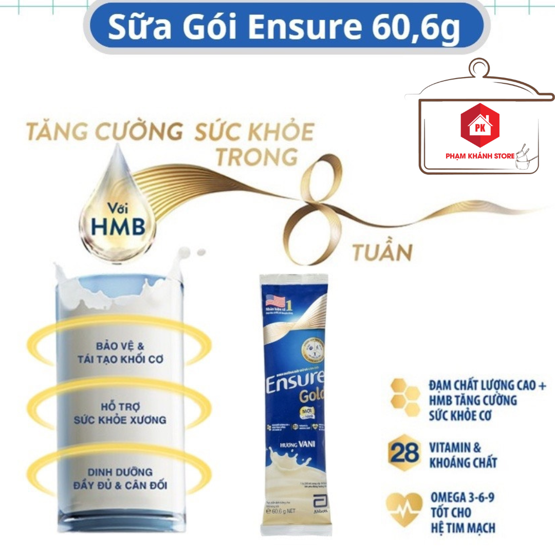 Sữa Gói Dinh Dưỡng Ensure Gold 60.6g