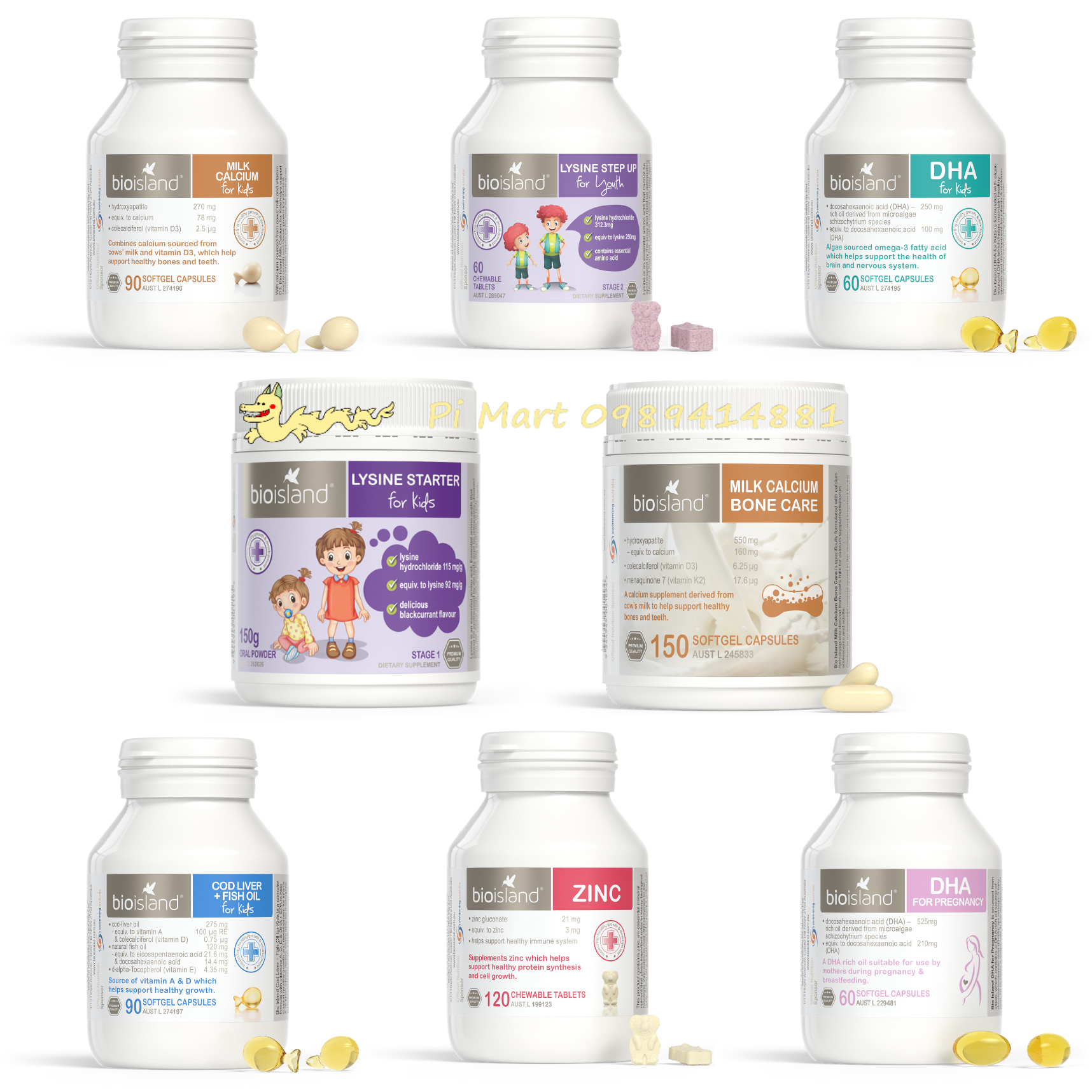 Kẽm Bioisland ZinC 120 viên