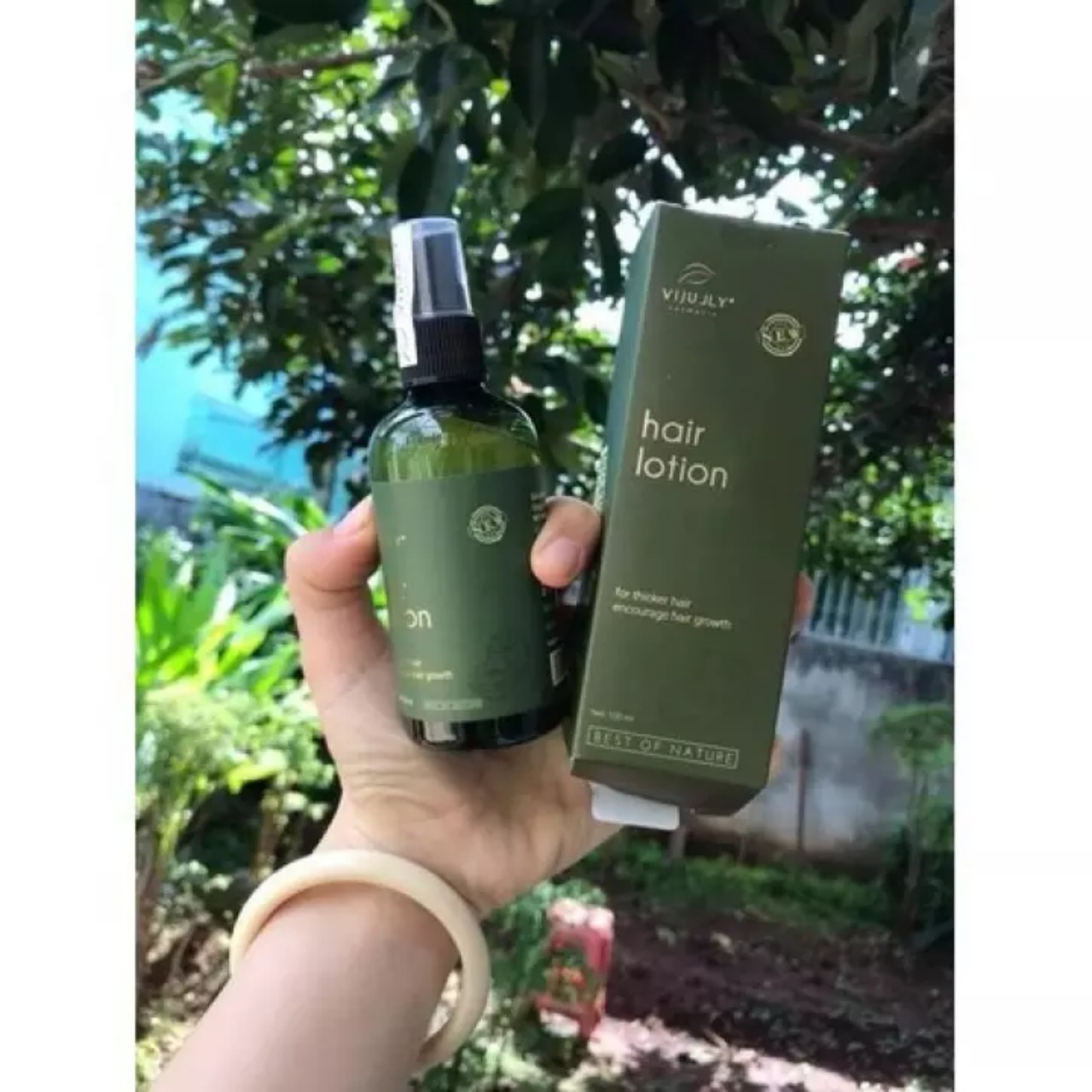 Tinh Dầu Bưởi Vijully Xịt Dưỡng Tóc Ngăn Rụng , Kích Mọc Tóc 100ml