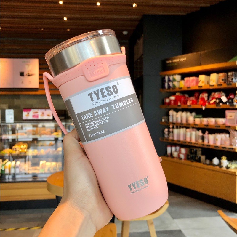 [Mã LIFEHLSALE1 giảm 10% đơn 150K] LY GIƯ NHIỆT TYESO 550ML - 710ML + TICKER
