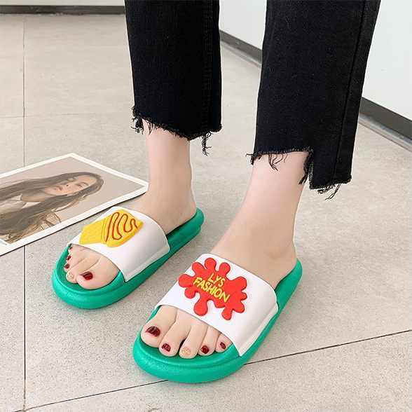 1C01 Dép đồ ăn 3D hot trend ulzzang