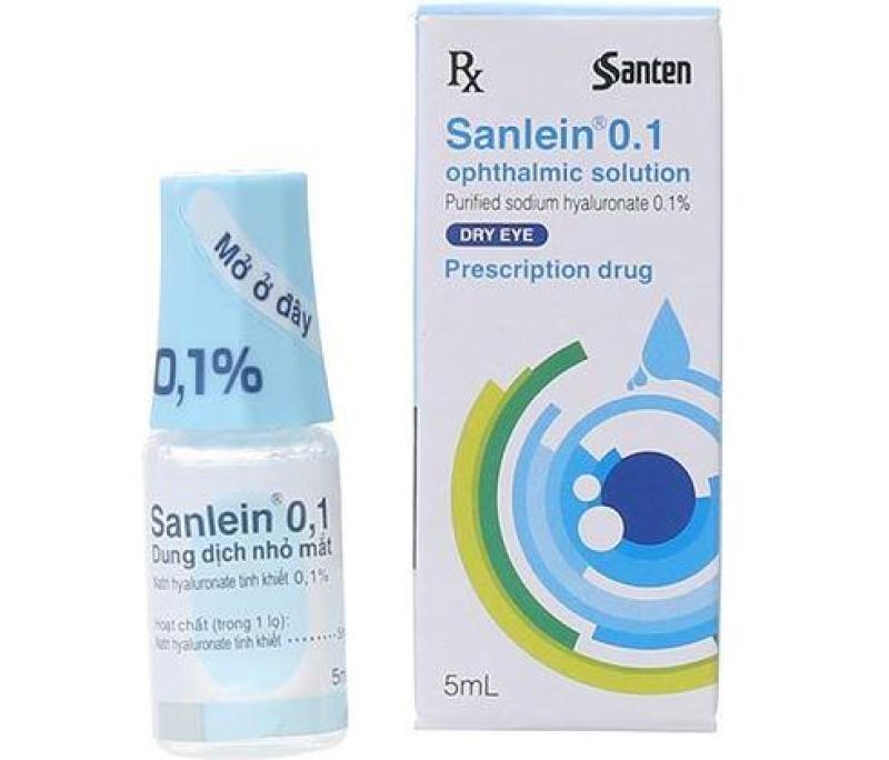 Nhỏ mắt Sanlein 0.1 lọ (5ml)