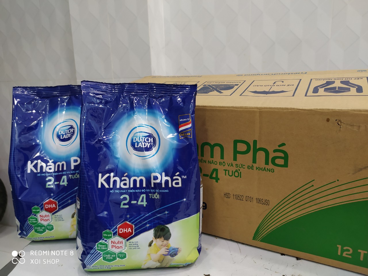 TÚI 1KG SỮA BỘT KHÁM PHÁ CÔ GÁI HÀ LAN