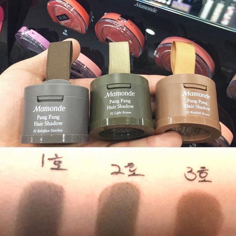 Phấn Đánh Phần Hói Tóc Mamonde Pang Pang Hair Shadow [ Màu 01 dành cho tóc đen và nâu đen ]