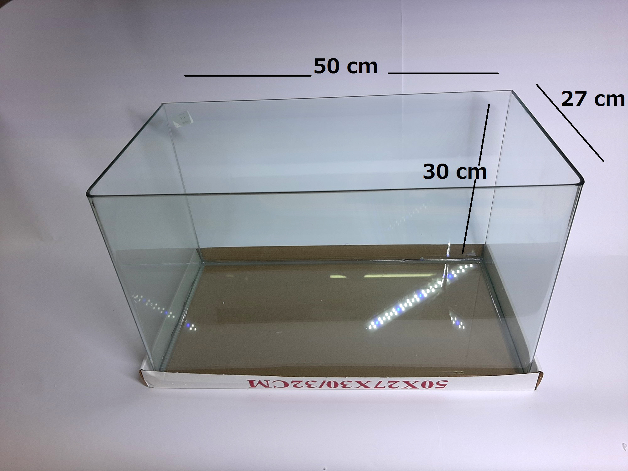 Bể cá đúc 50x27x30 cm mini để bàn
