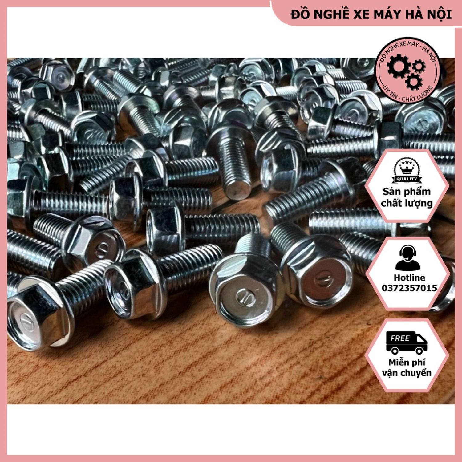 Ốc sịn 9li x 2,5cm bắt dàn chân (30 ốc 9)