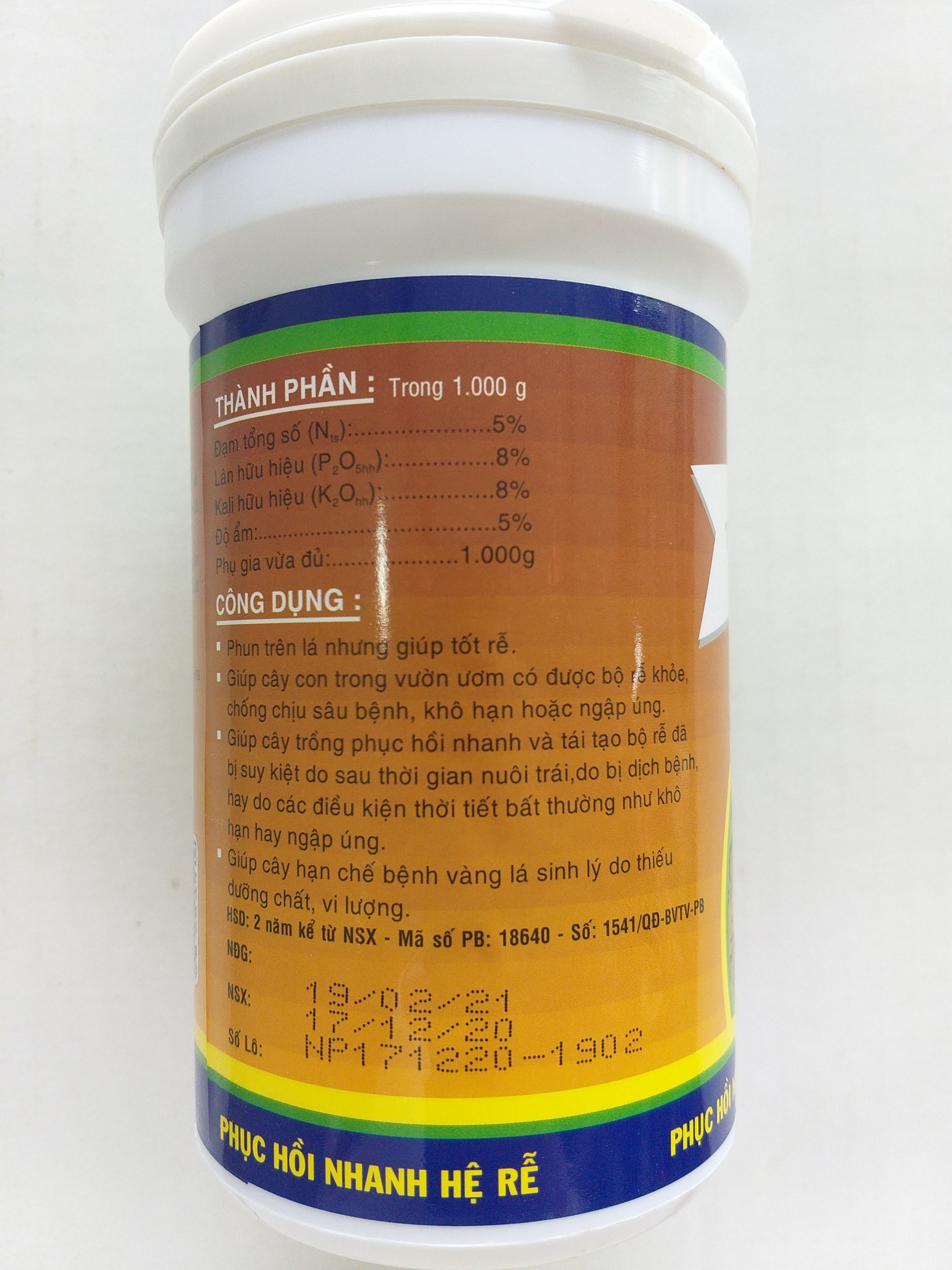 Phân bón hỗn hợp NPK TOBA NET - 200GR